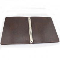 Good Quality Embossed A4 Paper Business 3 Ring Binder Hardware File Folder